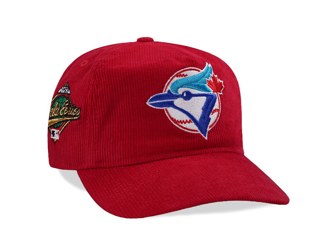 New Era Toronto Blue Jays World Series 1993 Scarlet Corduroy Edition 19Twenty Snapback Cap