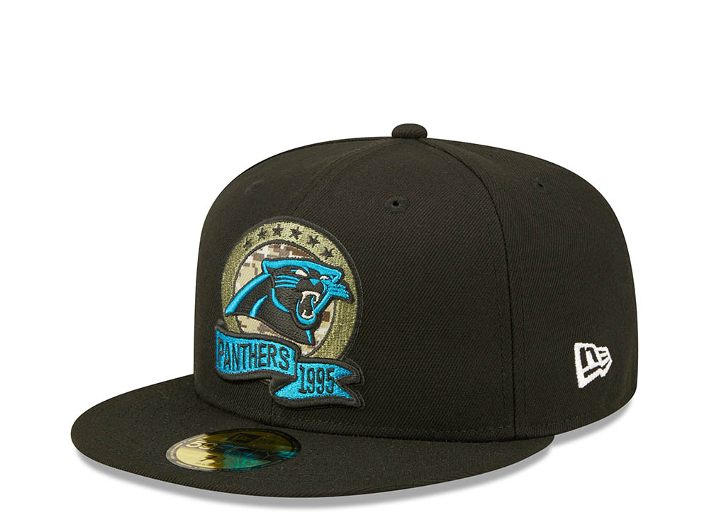 New Era Carolina Panthers Salute to Service 2022 Fitted 59Fifty Cap