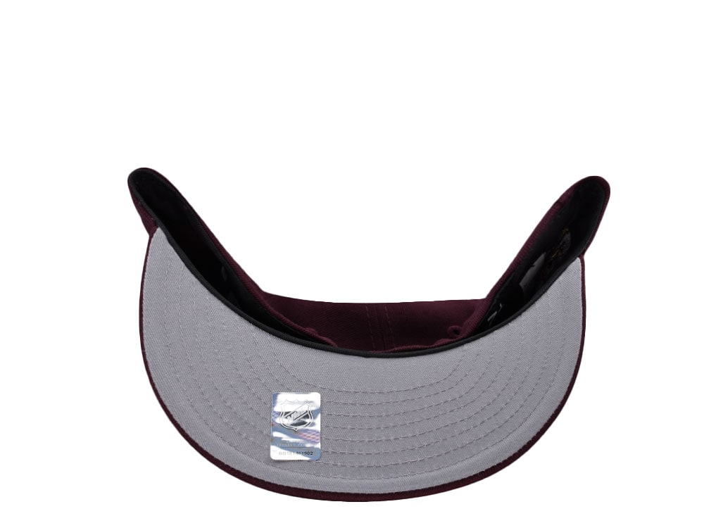 New Era New Jersey Devils 20th Anniversary Maroon Prime Edition 59Fifty Fitted Cap
