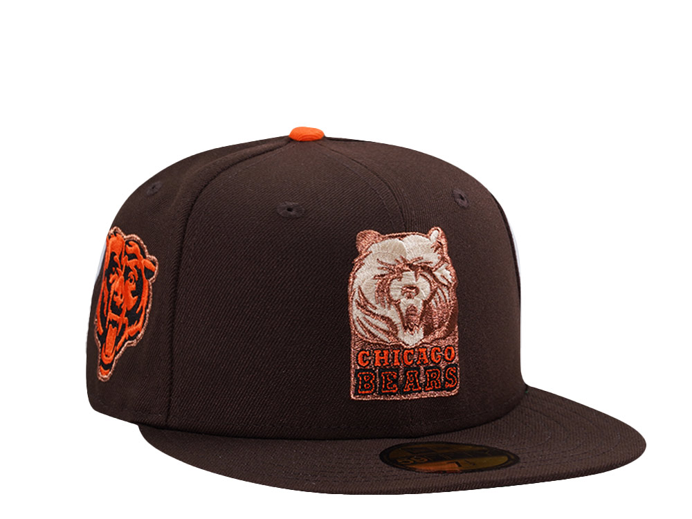 New Era Chicago Bears Burnt Wood Prime Edition 59Fifty Fitted Cap