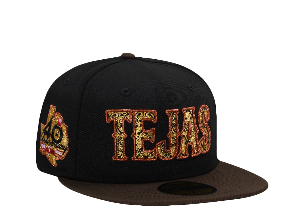 New Era Texas Rangers 40th Anniversary Walnut Two Tone Edition 59Fifty Fitted Cap