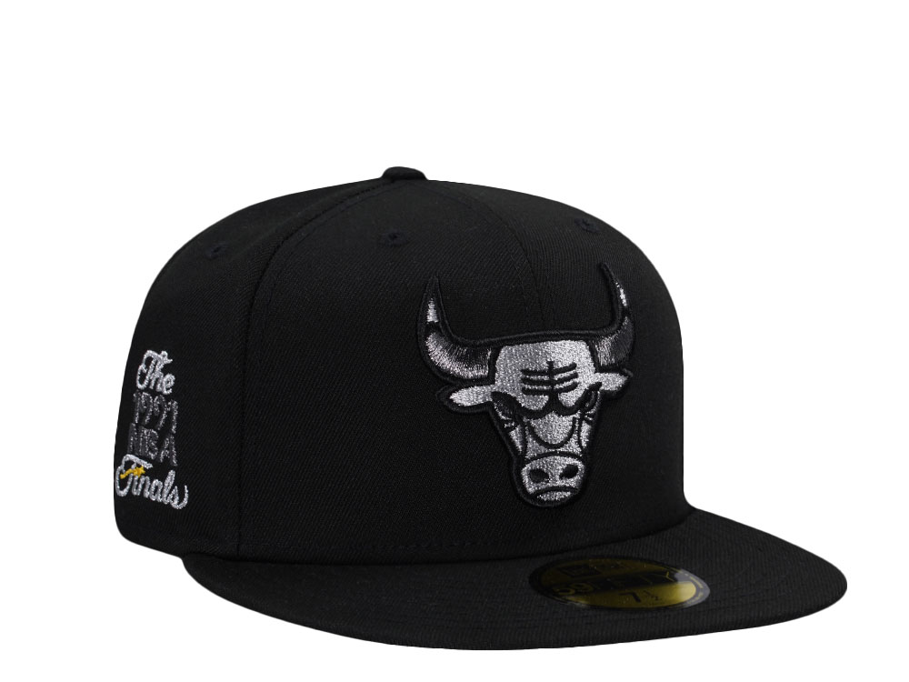 New Era Chicago Bulls NBA Finals 1991 Black Prime Edition 59Fifty Fitted Cap