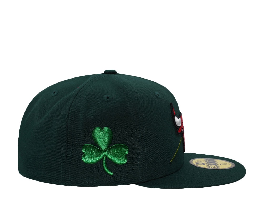 New Era Chicago Bulls Rose Dark Green Prime Edition 59Fifty Fitted Cap