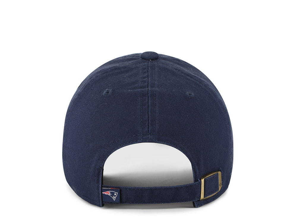 47Brand New England Patriots Navy Classic Edition Clean Up Strapback Cap