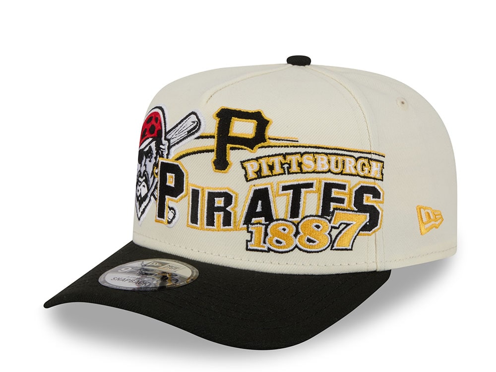 New Era Pittsburgh Pirates 1887 Classic Chrome Edition 9Fifty A Frame Snapback Cap