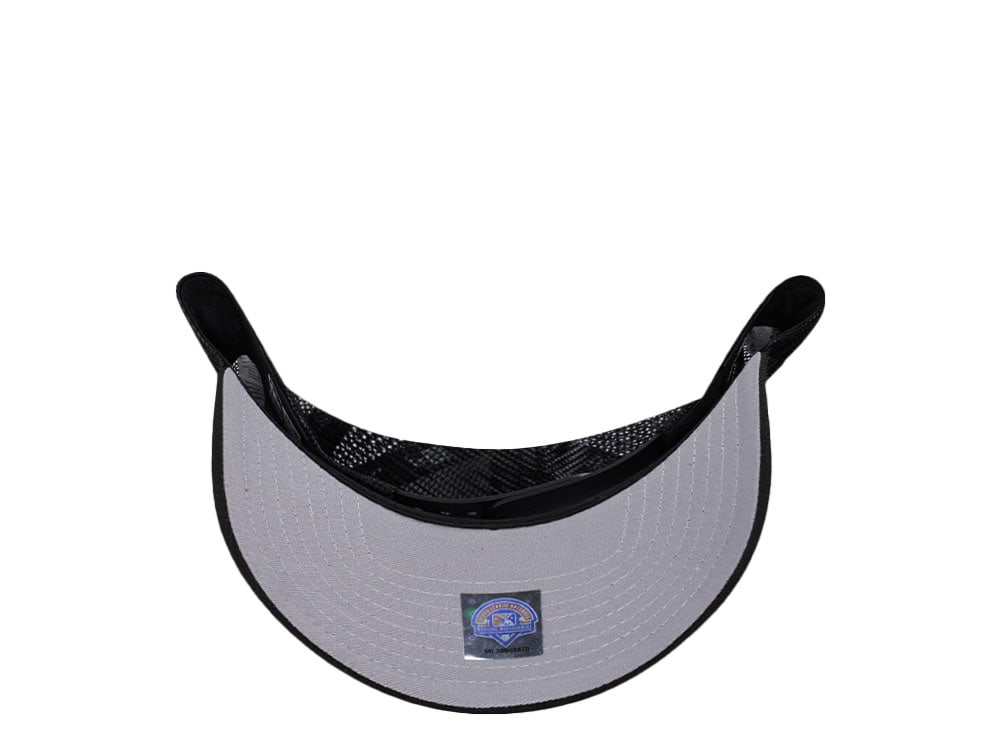 New Era Pensacola Blue Wahoos 10 Years Black Trucker Edition 9Forty A Frame Snapback Cap