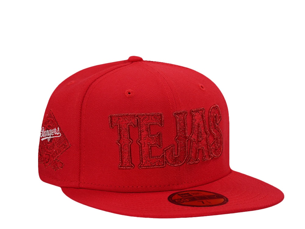 New Era Texas Rangers Arlington Stadium Fire Red Prime Edition 59Fifty Fitted Cap