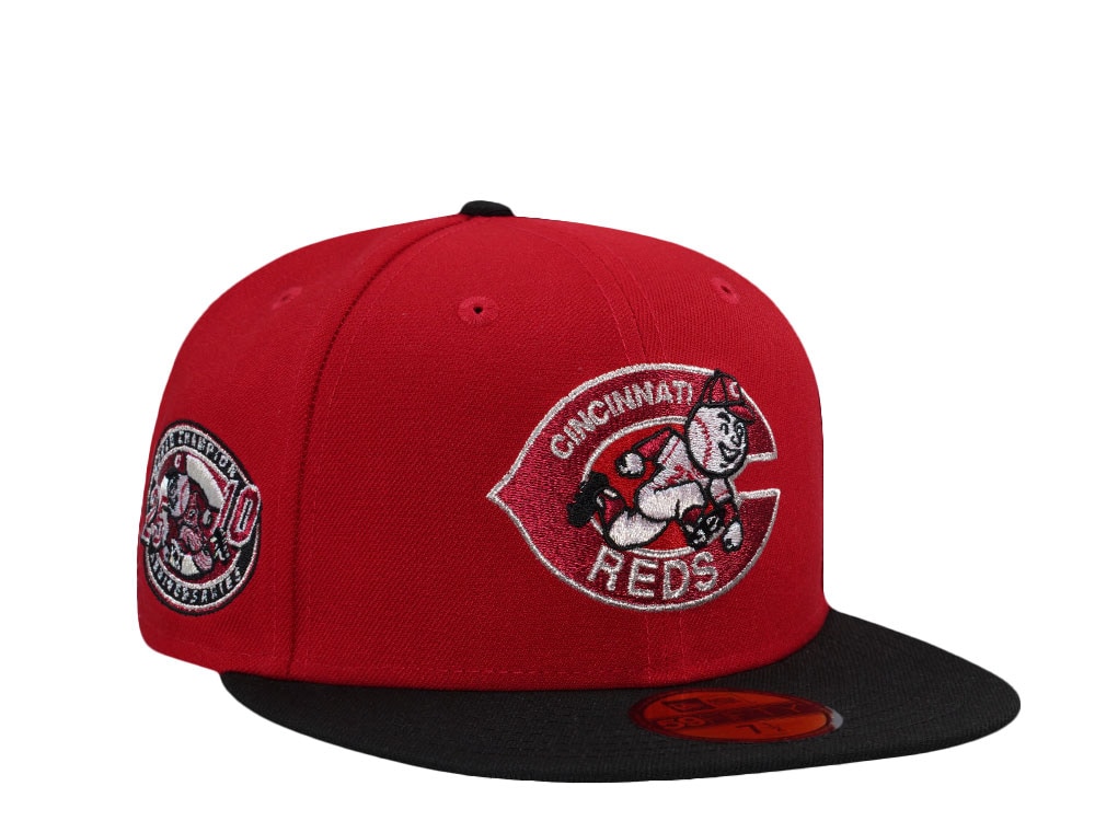 New Era Cincinnati Reds World Champions Anniversary Vintage Two Tone Edition 59Fifty Fitted Cap
