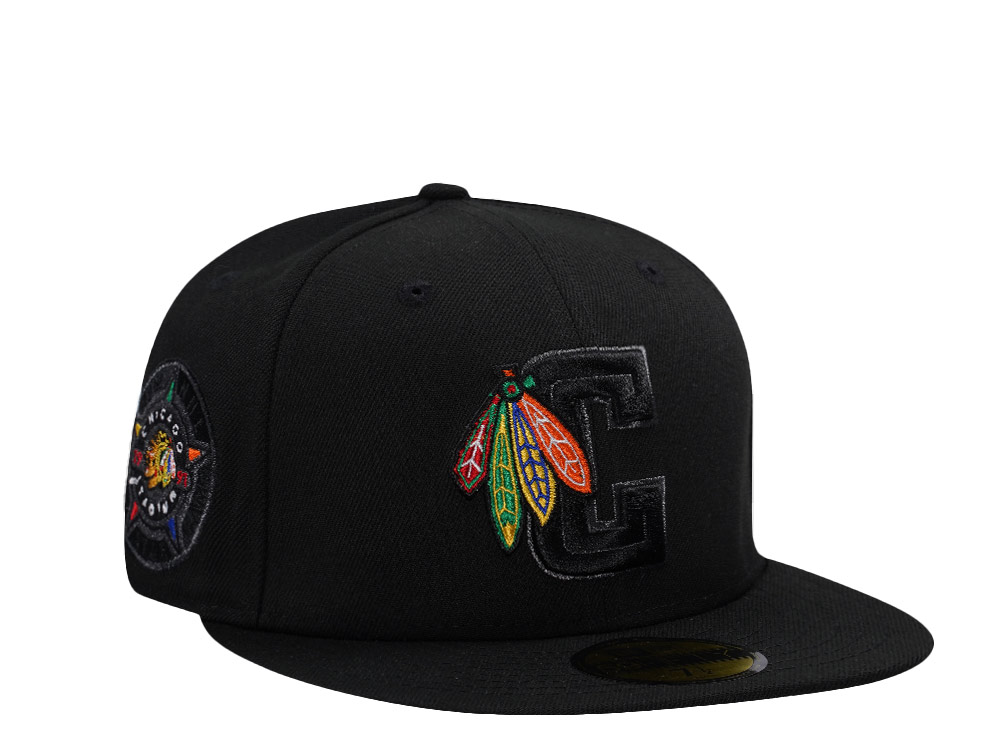 New Era Chicago Blackhawks All Star Game 1991 Blackout Prime Edition 59Fifty Fitted Cap