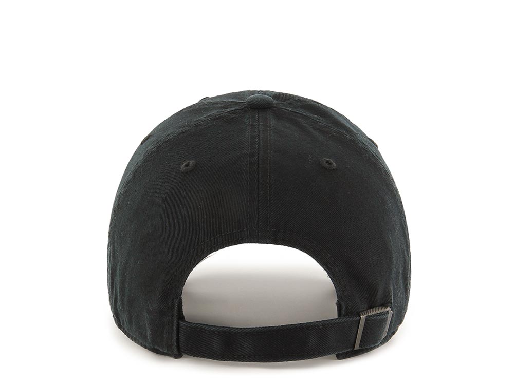 47Brand New York Yankees Black Clean up Strapback Cap