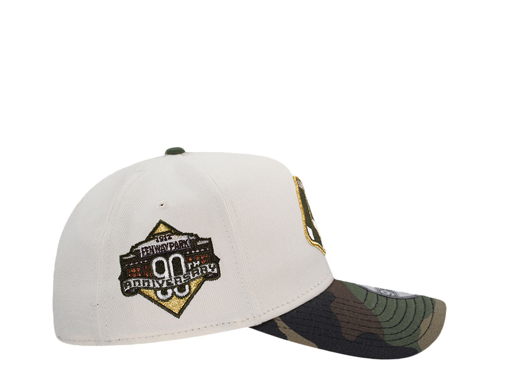 New Era Boston Red Sox Fenway 90th Anniversary Chrome Camo Two Tone Edition 9Forty A Frame Snapback Cap