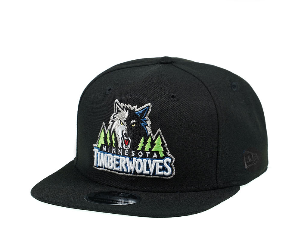 New Era Minnesota Timberwolves Original Fit Black Edition 9Fifty Snapback Cap