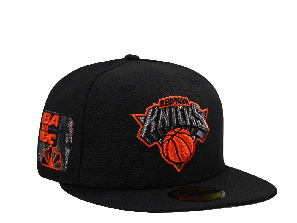 New Era New York Knicks NBA on NBC Black Prime Edition 59Fifty Fitted Cap