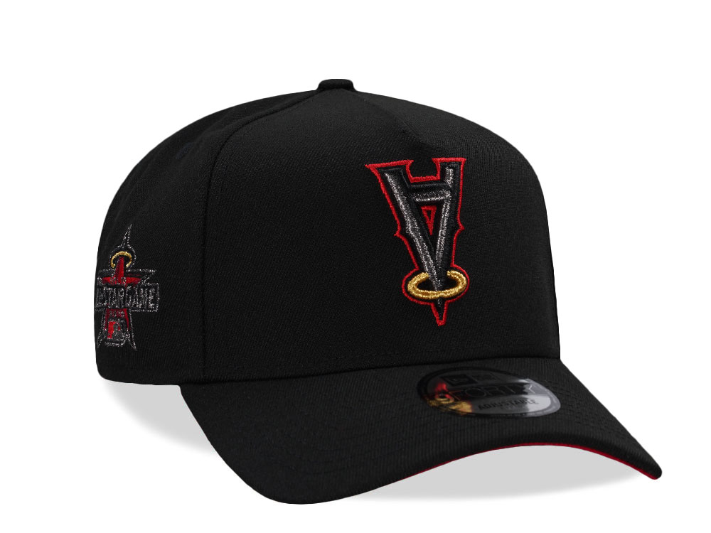 New Era Anaheim Angels Black And Red Upside Down Edition 9Forty A Frame Snapback Cap