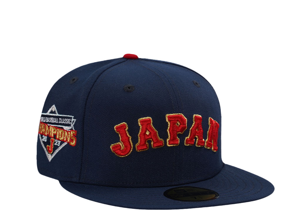 New Era Japan  World Baseball Classic Champions 2023 Navy Edition 59Fifty Fitted Cap