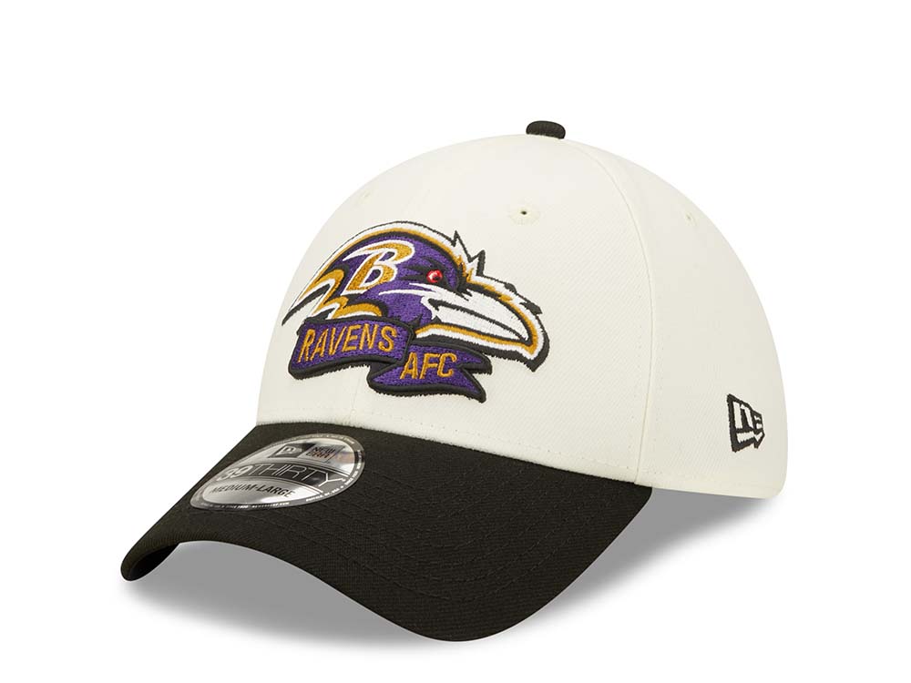 New Era Baltimore Ravens NFL Sideline 2022 39Thirty Stretch Cap