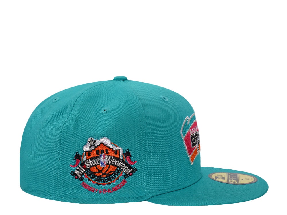 New Era San Antonio Spurs All Star Weekend Teal Prime Edition 59Fifty Fitted Cap