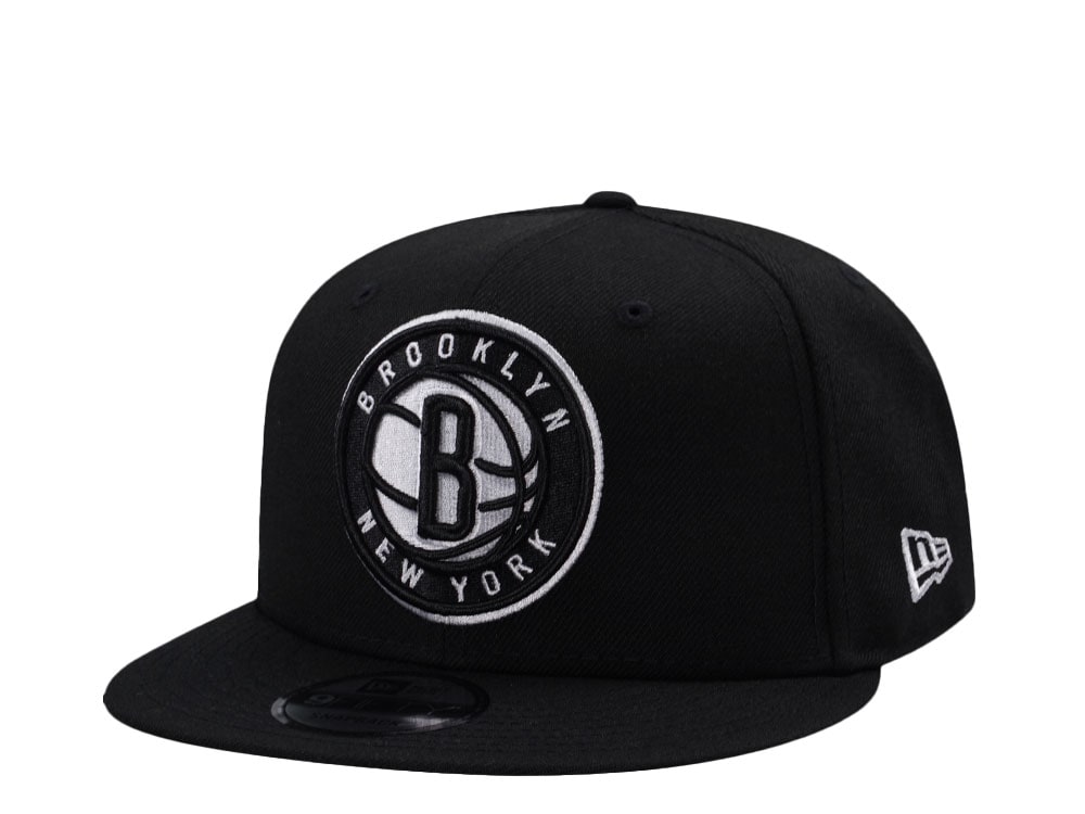 New Era Brooklyn Nets Black Prime Edition 9Fifty Snapback Cap