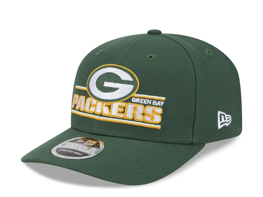 New Era Green Bay Packers Stated Edition 9Seventy Stretch Snapback Cap