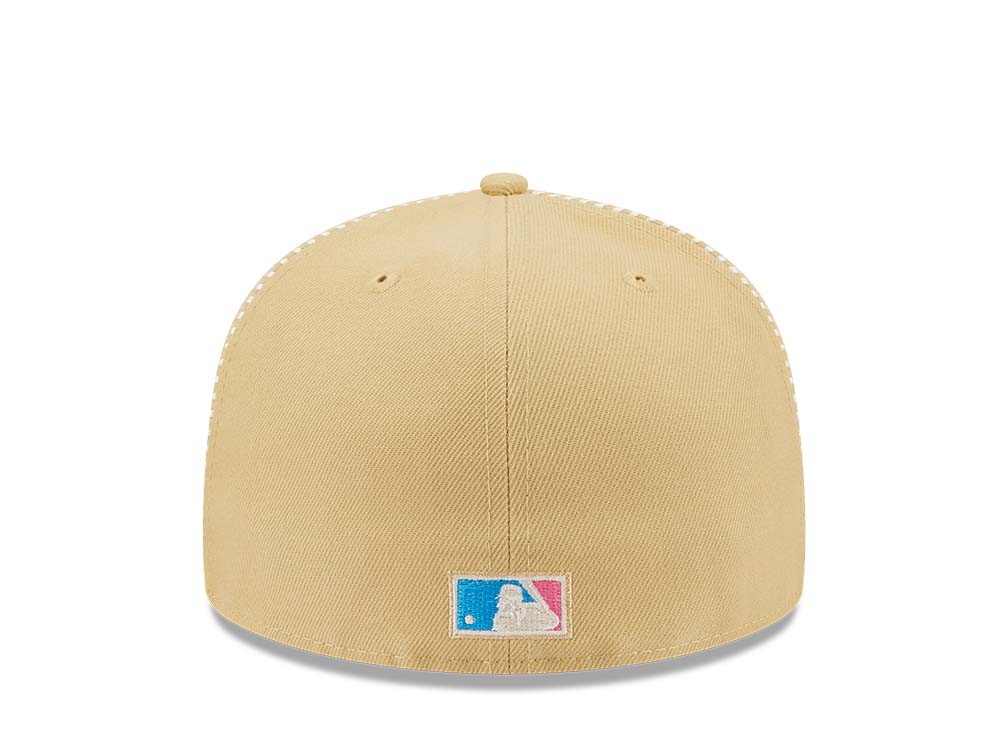 New Era Texas Rangers Stitch Arlington Stadium Gold Edition 59Fifty Fitted Cap