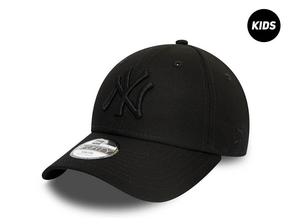 New Era New York Yankees Black Kids 9Forty Strapback Cap