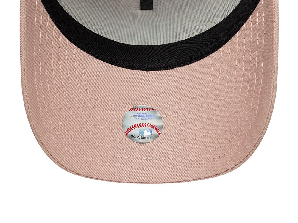 New Era Los Angeles Dodgers Outline Pink Prime Edition 9Forty A Frame Trucker Snapback Cap