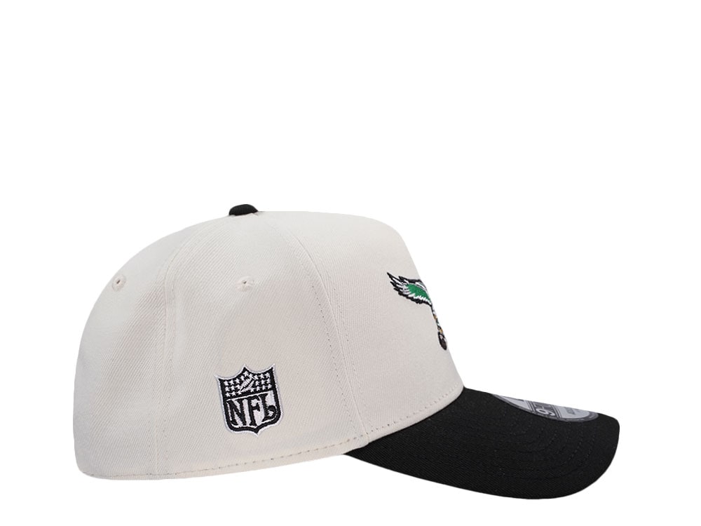 New Era Philadelphia Eagles Classic Chrome Two Tone Edition 9Forty A Frame Snapback Cap