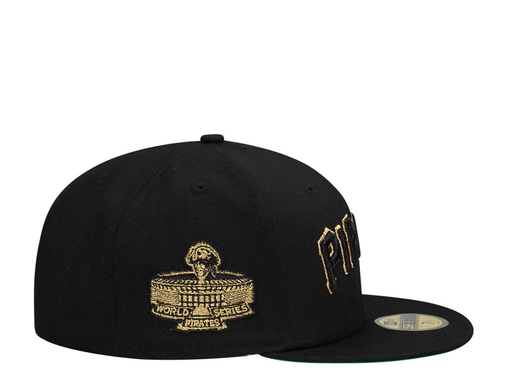 New Era Pittsburgh Pirates World Series 1971 Black Gold Throwback Edition 59Fifty Fitted Cap