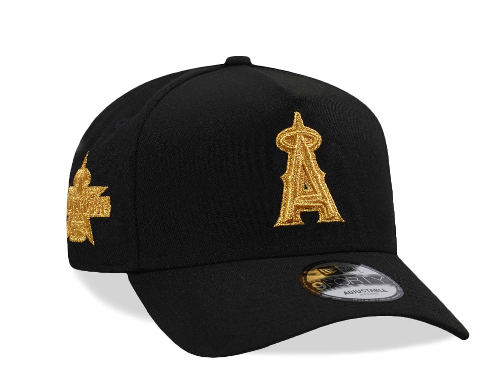 New Era Anaheim Angels All Star Game 2010 24K Black Prime Edition 9Forty A Frame Snapback Cap