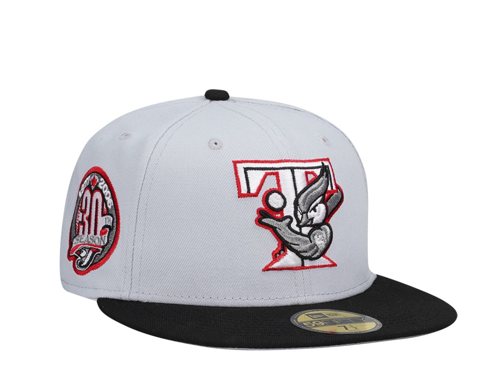New Era Toronto Blue Jays 30th Season Graphite Shine Two Tone Edition 59Fifty Fitted Cap