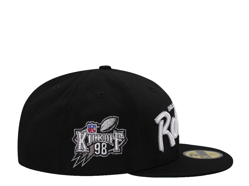 New Era Oakland Raiders 98 Kick Off Black Prime Edition 59Fifty Fitted Cap