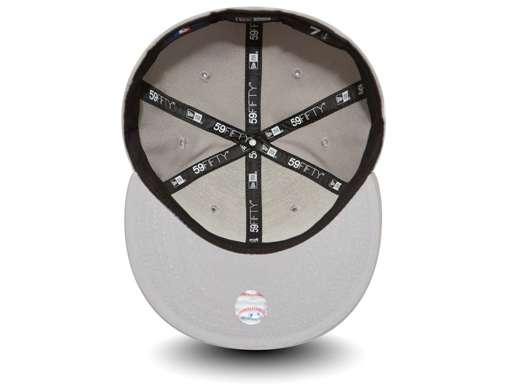 New Era Los Angeles Dodgers Plain Gray Prime Edition 59Fifty Fitted Cap