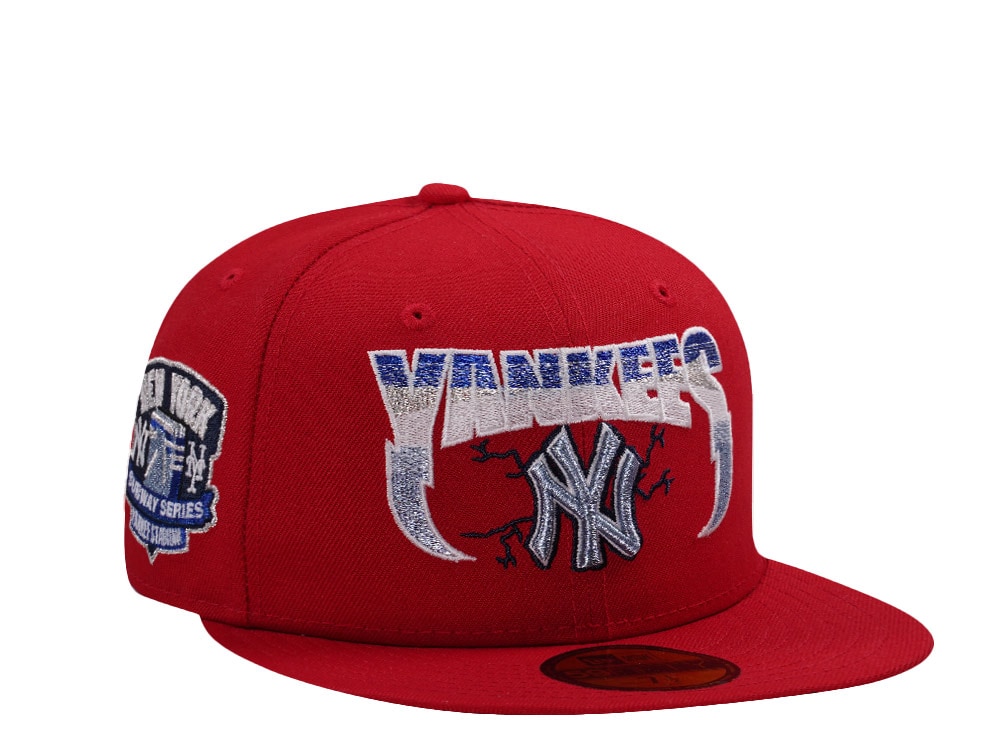 New Era New York Yankees Subway Series Scarlet Prime Edition 59Fifty Fitted Cap