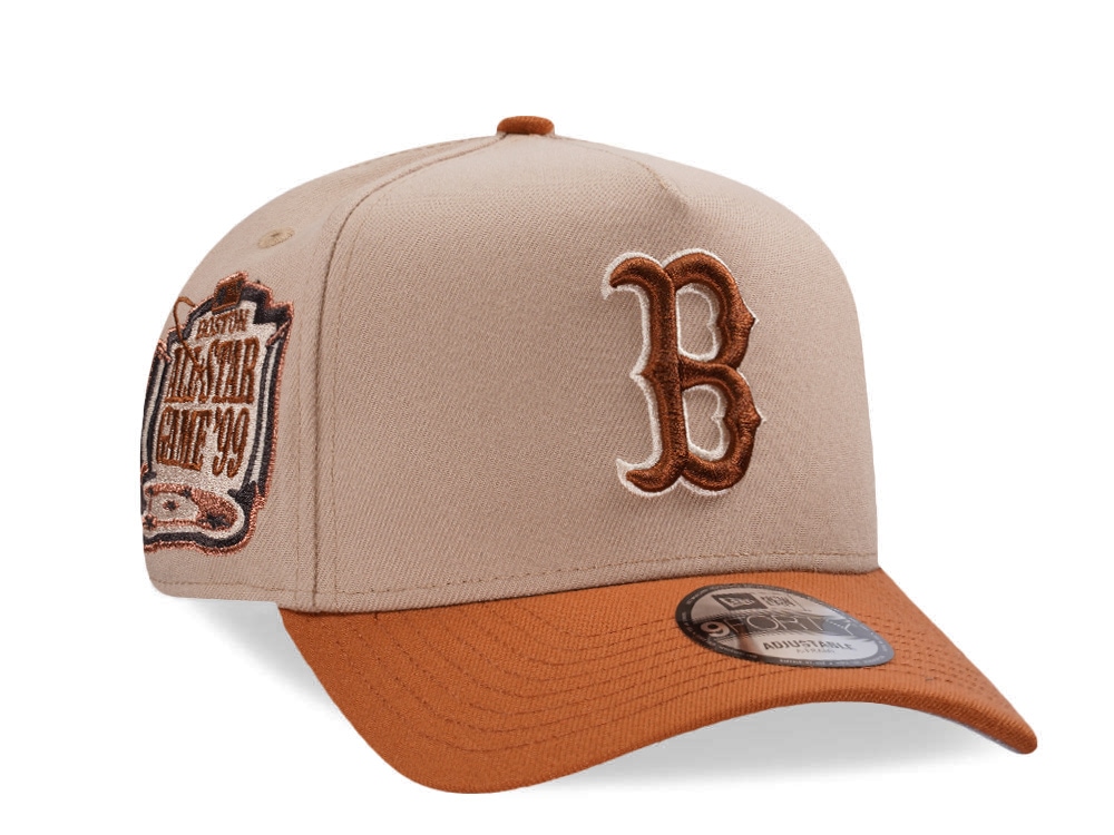 New Era Boston Red Sox All Star Game 1999 Pumpkin Spice Edition 9Forty A Frame Snapback Cap