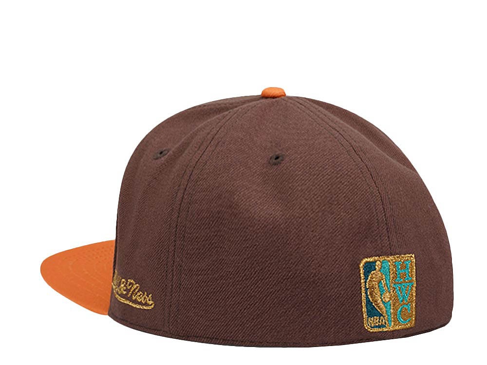 Mitchell & Ness Philadelphia 76ers All Star Game Copper Top Hardwood Classic Dynasty Fitted Cap