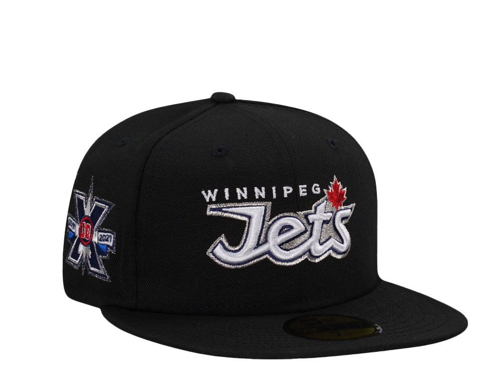 New Era Winnipeg Jets 10th Anniversary Black Prime Edition 59Fifty Fitted Cap