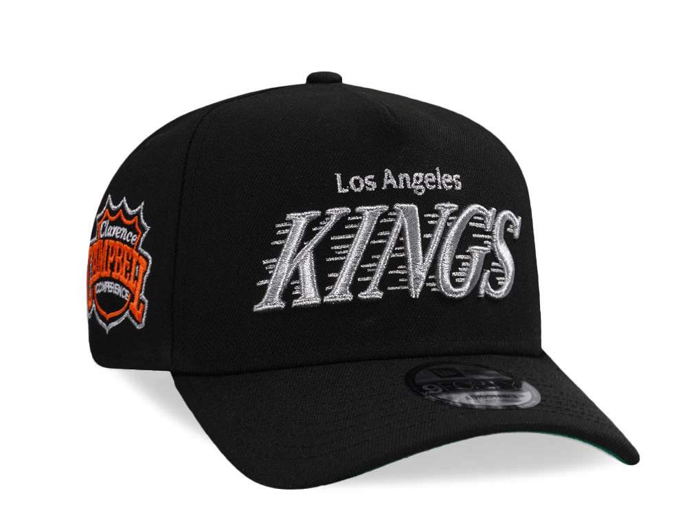 New Era Los Angeles Kings Campbell Black Edition 9Forty A Frame Snapback Cap