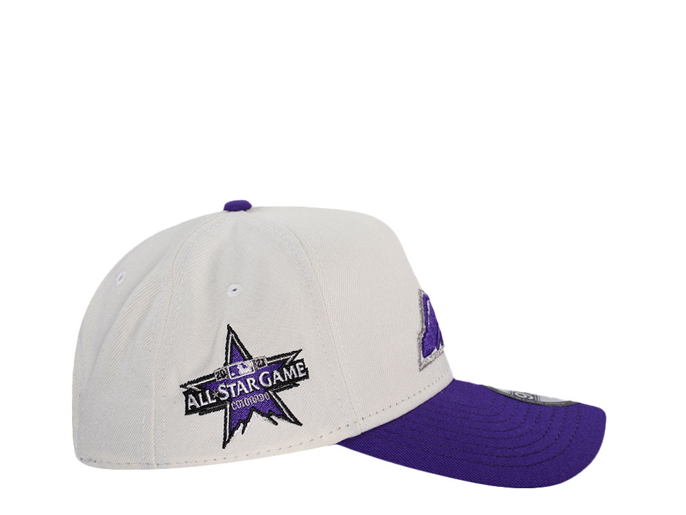 New Era Colorado Rockies All Star Game 2023 Chrome Two Tone Edition 9Forty A Frame Snapback Cap