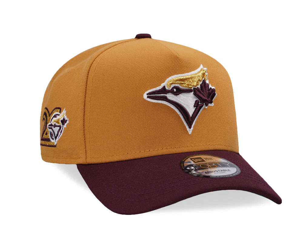 New Era Toronto Blue Jays 20th Anniversary Panama Two Tone Edition 9Forty A Frame Snapback Cap