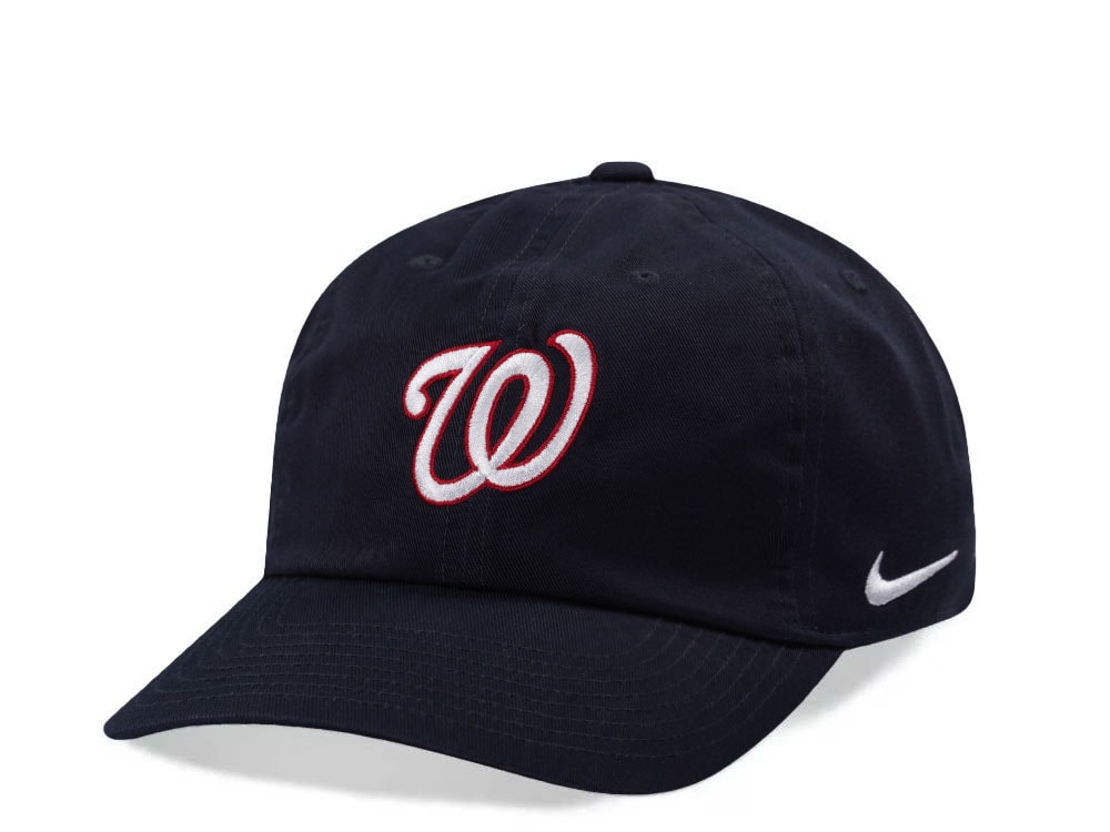 Nike Washington Nationals Club Black Edition Strapback Cap