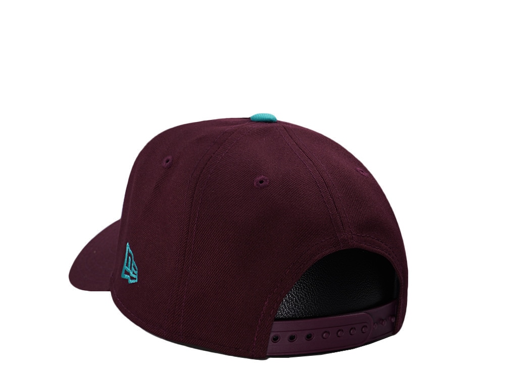 New Era Anaheim Ducks 30th Anniversary Maroon Prime Edition 9Forty A Frame Snapback Cap