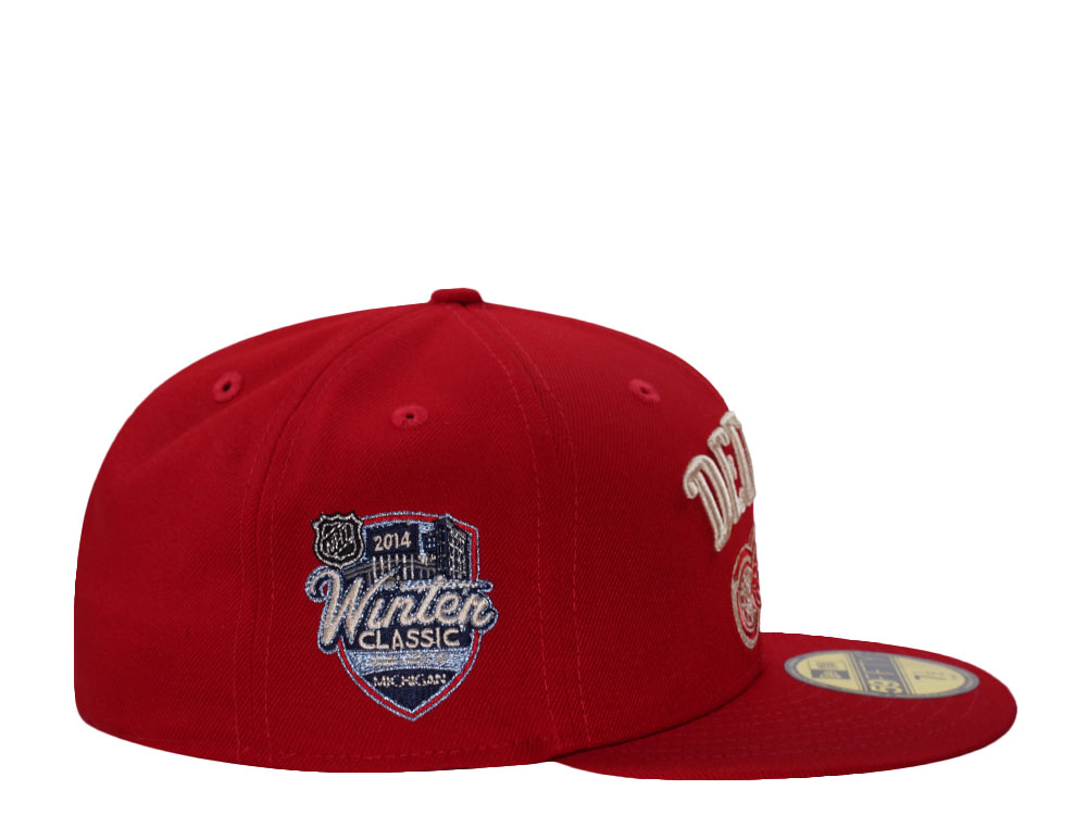 New Era Detroit Red Wings Winter Classic 2014 Scarlet Prime Edition 59Fifty Fitted Cap