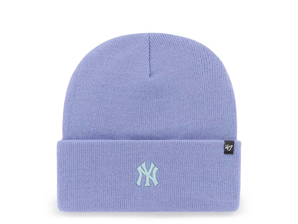 47Brand New York Yankees Lavender Base Runner Cuff Mütze