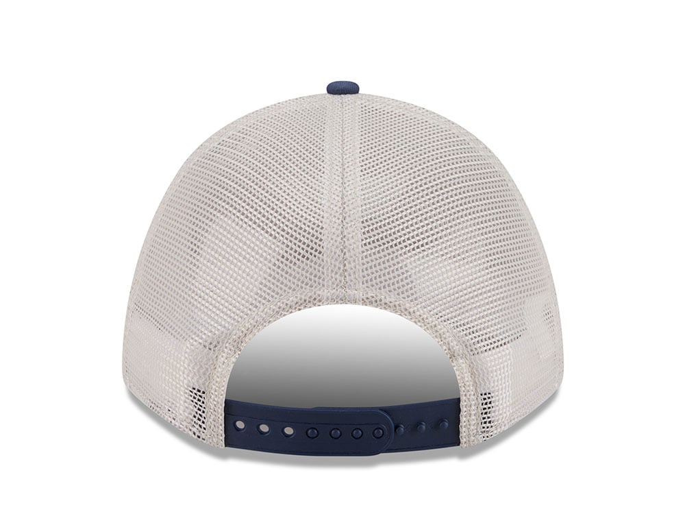 New Era New York Yankees Frayed Patch Stone Two Tone Edition 9Forty M Crown A Frame Trucker Snapback Cap