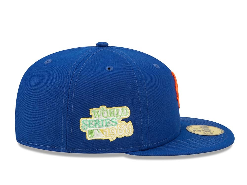 New Era New York Mets Citruspop Patch World Series 1988 59fifty Fitted Cap