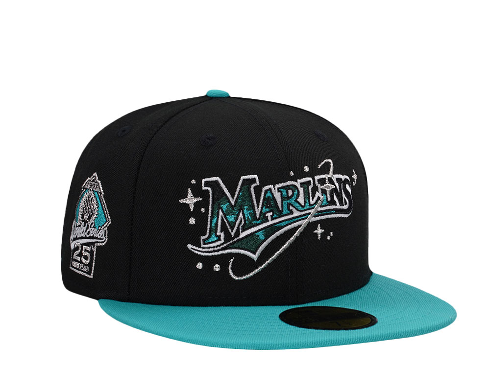 New Era Florida Marlins World Series 1997 Anniversary Glow Two Tone Edition 59Fifty Fitted Cap