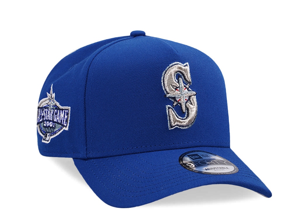New Era Seattle Mariners All Star Game 2001 Blue Prime Edition 9Forty A Frame Snapback Cap