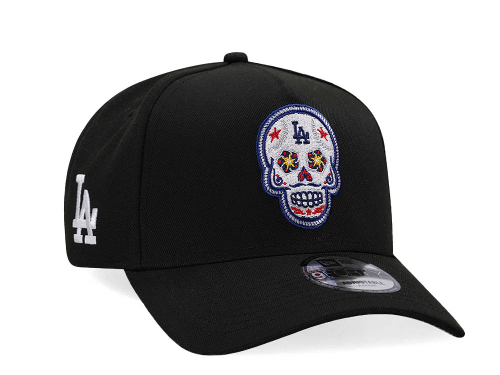 New Era Los Angeles Dodgers Skull Black Classic Edition 9Forty A Frame Snapback Cap