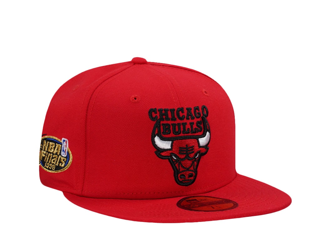 New Era Chicago Bulls NBA Finals 1996 Red Prime Edition 59Fifty Fitted Cap
