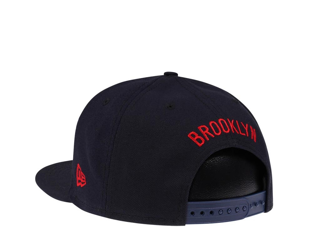 New Era Brooklyn Nets Navy Red Edition 9Fifty Snapback Cap